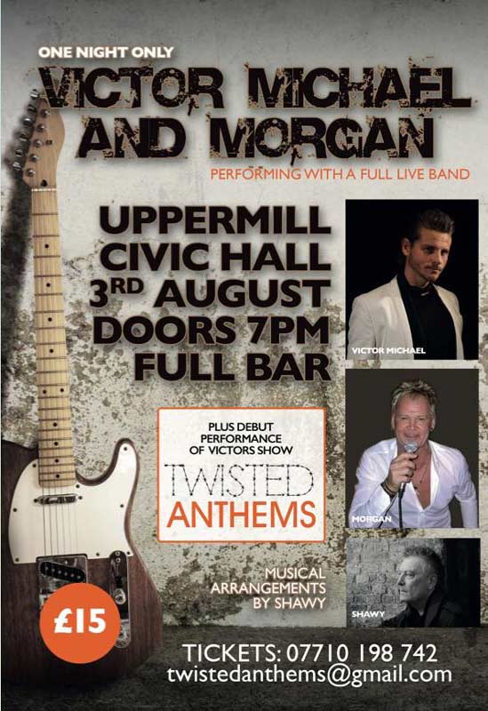 Uppermill Civic Hall presents Victor Michael & Morgan